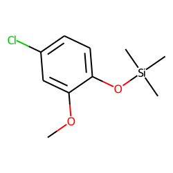 4-Chloro-2-methoxyphenol, trimethylsilyl ether