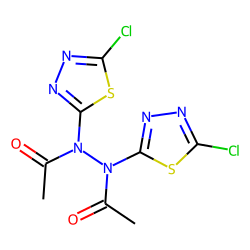 N,n'-diacetyl-n,n'-bis-[5-chloro-1,3,4-thiadiazolyl-2-]hydrazine