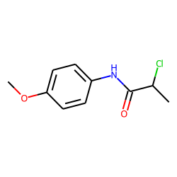 Propanamide, N-(4-methoxyphenyl)-2-chloro-