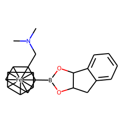 Indane-cis-1,2-diol, 2-(N,N-dimethylaminomethyl)-ferroceneboronate