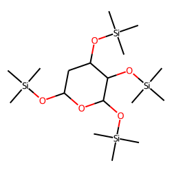 «beta»-2-Deoxy-D-glucose, pyranose, TMS