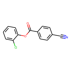 4-Cyanobenzoic acid, 2-chlorophenyl ester