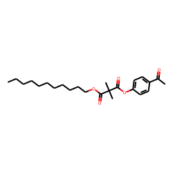 Dimethylmalonic acid, 4-acetylphenyl undecyl ester