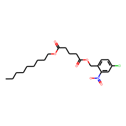 Glutaric acid, 2-nitro-4-chlorobenzyl nonyl ester