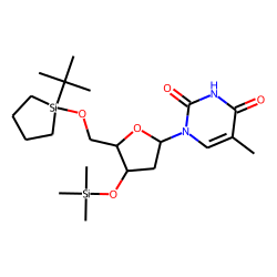 Thymidine, 3'-O-TMS, 5'-O-cyclotetramethylene-tertbutylsilyl