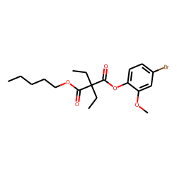 Diethylmalonic acid, 4-bromo-2-methoxyphenyl pentyl ester