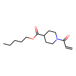 Isonipecotic acid, N-acryloyl-, pentyl ester