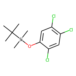 2,4,5-Trichlorophenol, tert-butyldimethylsilyl ether