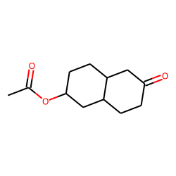 2«beta»-acetyloxy-trans-decalin-6-one