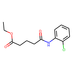 Glutaric acid, monoamide, N-(2-chlorophenyl)-, ethyl ester