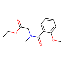 Sarcosine, N-(2-methoxybenzoyl)-, ethyl ester