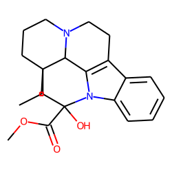 Eburnamenine-14-carboxylic acid, 14,15-dihydro-14-hydroxy-, methyl ester, (3«alpha»,14«alpha»,16«alpha»)-