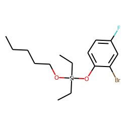 Silane, diethyl(2-bromo-4-fluorophenoxy)pentyloxy-