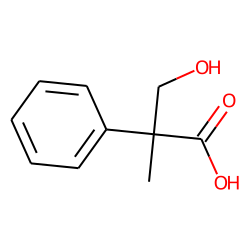 2 Methyl 2 Phenyl 3 Hydroxypropanoic Acid Cas 4370 81 4 Chemical Physical Properties By Chemeo