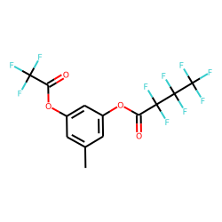 Resorcinol, 5-methyl, TFA-HFB