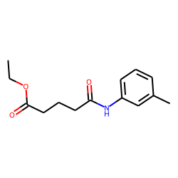 Glutaric acid, monoamide, N-(3-methylphenyl)-, ethyl ester