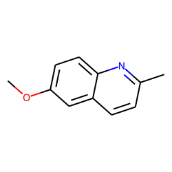 Quinoline, 6-methoxy-2-methyl-