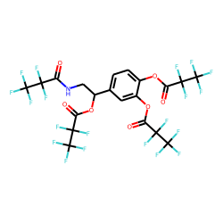 (-)-Norepinephrine, N,O,O',O''-tetrakis(pentafluoropropionyl)-