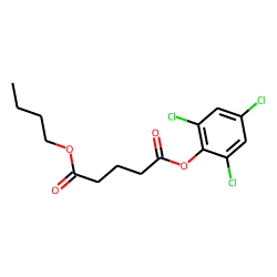 Glutaric acid, butyl 2,4,6-trichlorophenyl ester