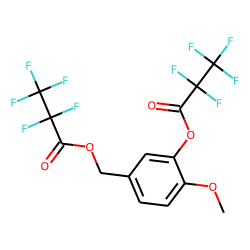 3-Hydroxy-4-methoxybenzyl alcohol, di(pentafluoropropionate)