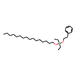 Silane, diethylhexadecyloxy(2-phenylethoxy)-