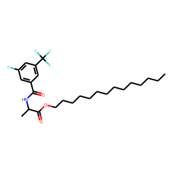 D-Alanine, N-(3-fluoro-5-trifluoromethylbenzoyl)-, tetradecyl ester
