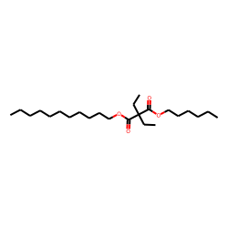 Diethylmalonic acid, hexyl undecyl ester