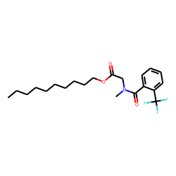 Sarcosine, N-(2-trifluoromethylbenzoyl)-, decyl ester