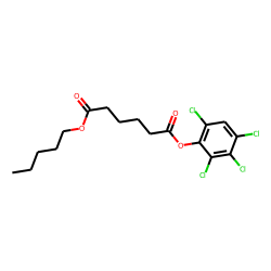 Adipic acid, pentyl 2,3,4,6-tetrachlorophenyl ester