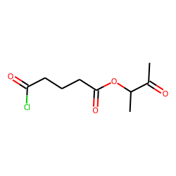 Glutaric acid, monochloride, 3-oxobut-2-yl ester