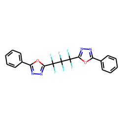 1,3-Bis(2-phenyl-1,3,4-oxadiazol-5-yl)perfluoropropane