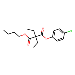 Diethylmalonic acid, butyl 4-chlorophenyl ester