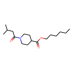 Isonipecotic acid, N-(3-methylbutyryl)-, hexyl ester