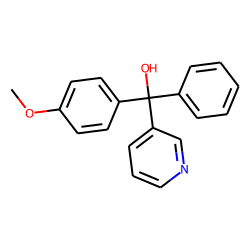 Phenyl-(4-methoxyphenyl)-(3-pyridyl)carbinol