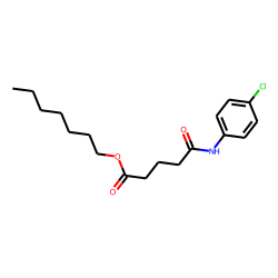 Glutaric acid, monoamide, N-(4-chlorophenyl)-, heptyl ester