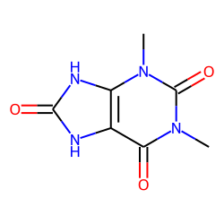 1H-Purine-2,6,8(3H)-trione, 7,9-dihydro-1,3-dimethyl-