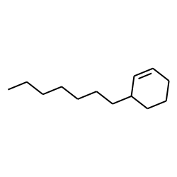 Cyclohexene, 3-heptyl-