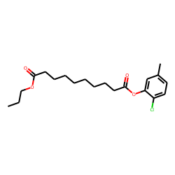 Sebacic acid, 2-chloro-5-methylphenyl propyl ester