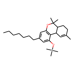 Heptyl-1-tetrahydrocannabinol, TMS