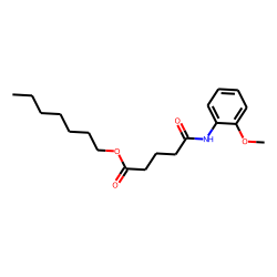 Glutaric acid, monoamide, N-(2-methoxyphenyl)-, heptyl ester