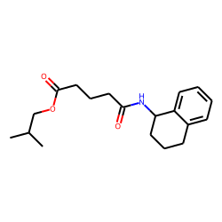 Glutaric acid monoamide, N-(1,2,3,4-tetrahydronaphth-1-yl)-, isobutyl ester