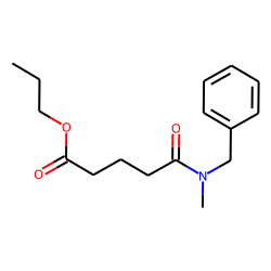 Glutaric acid, monoamide, N-methyl-N-benzyl-, propyl ester