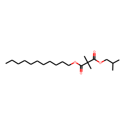 Dimethylmalonic acid, isobutyl undecyl ester