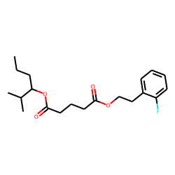 Glutaric acid, 2-(2-fluorophenyl)ethyl 2-methylhex-3-yl ester