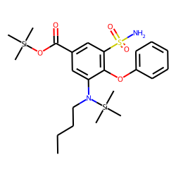 Trimethylsilyl 3-(aminosulfonyl)-5-[butyl(trimethylsilyl)amino]-4-phenoxybenzoate