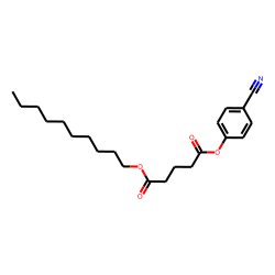 Glutaric acid, 4-cyanophenyl decyl ester