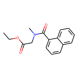 Sarcosine, N-(1-naphthoyl)-, ethyl ester