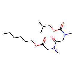 Sarcosylsarcosine, N-isobutoxycarbonyl-, hexyl ester