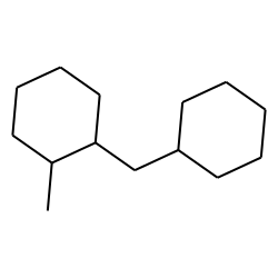 Cyclohexane, 1-(cyclohexylmethyl)-2-methyl-, trans-