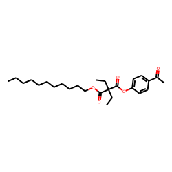 Diethylmalonic acid, 4-acetylphenyl undecyl ester